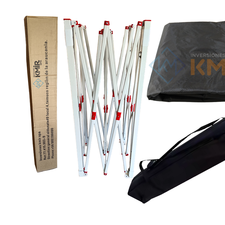 Toldo Americano 3x3 Plegable Negro 1