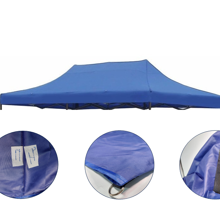 Toldo Americano  3x6 Plegable Azul 6