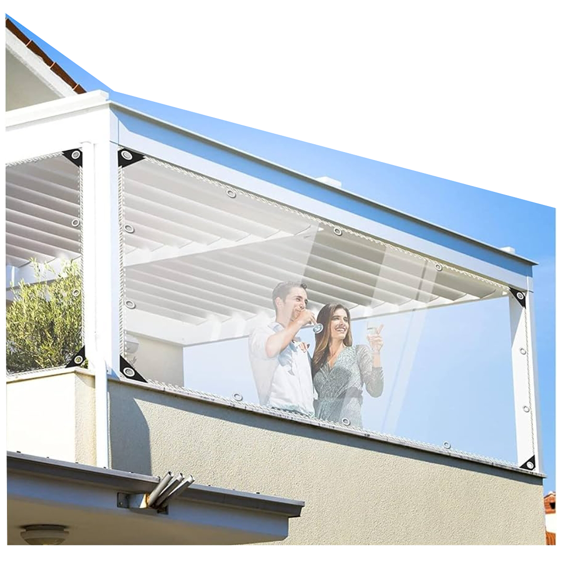 Pvc cristal transparente flexible  (Con Marco) 500 micras 1