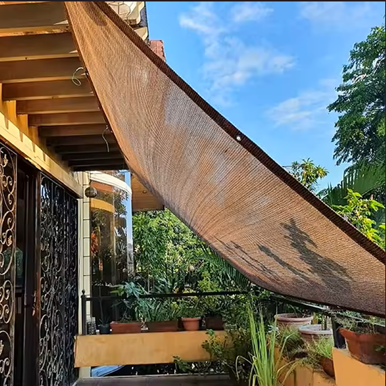 Rollo Malla raschel 80% 4.20x5mts con ojetillos 14