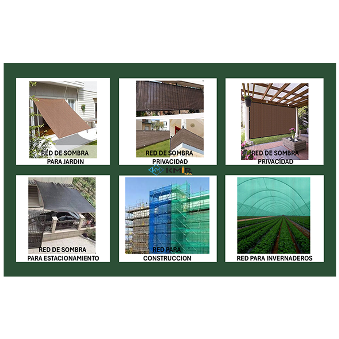 Rollo Malla raschel 80% 2.10x10 mts con ojetillos 18