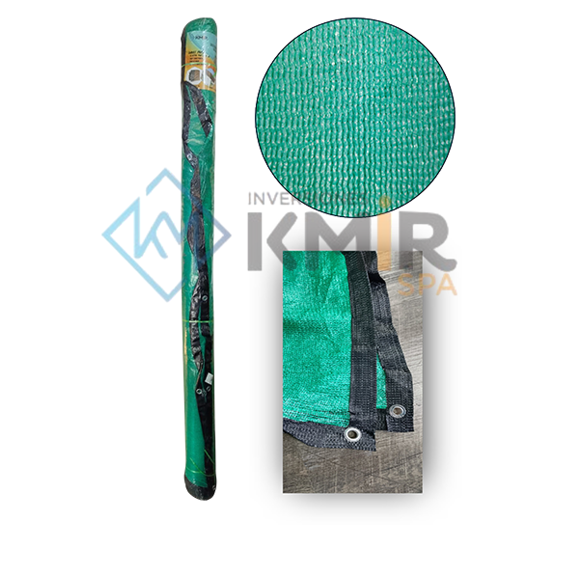 Rollo Malla raschel 80% 2.10x10 mts con ojetillos 7