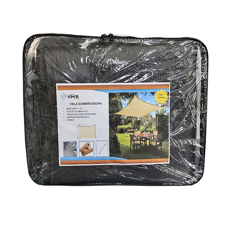 Vela Sombreadora 2x6 HDPE 95% Sombra 4