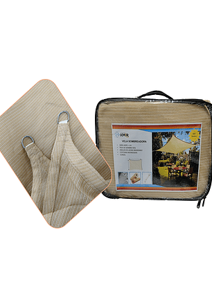 Vela Sombreadora 2x5 HDPE 95% Sombra