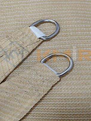 Vela Sombreadora 4x7 HDPE 95% Sombra