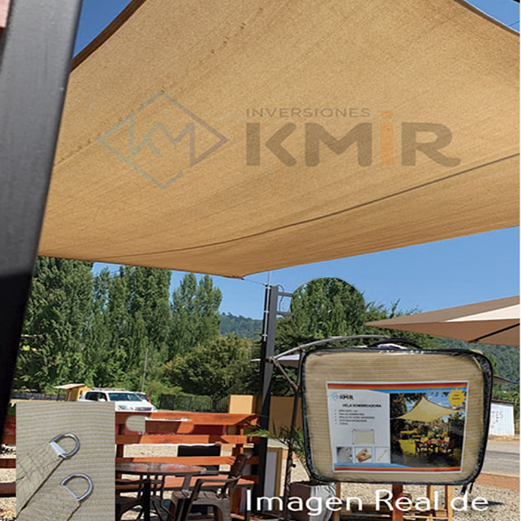 Vela Sombreadora 4x7 HDPE 95% Sombra 7