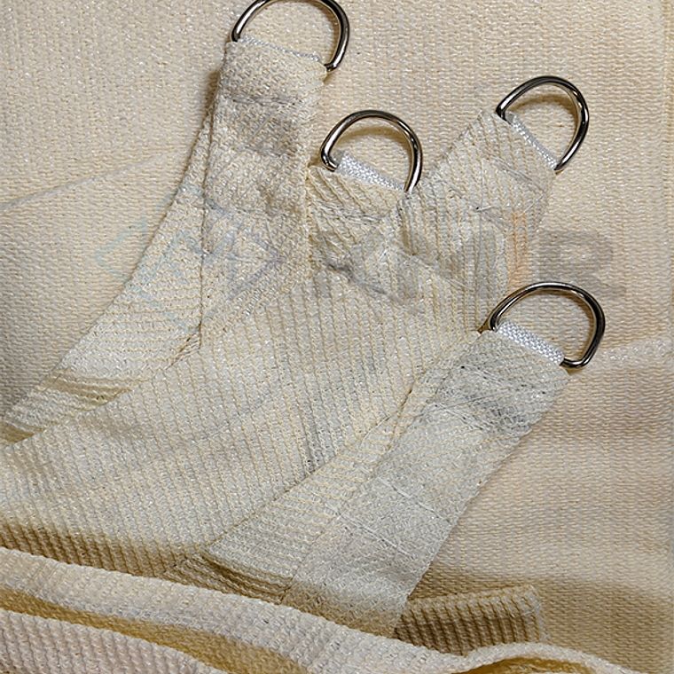 Vela sombreadora triangular 4x5x5 HDPE 95% Sombra 4