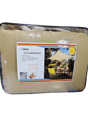 Vela Sombreadora 4x8 HDPE 95% Sombra