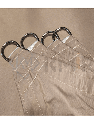 Vela Sombreadora Impermeable 4x8 95% de Sombra