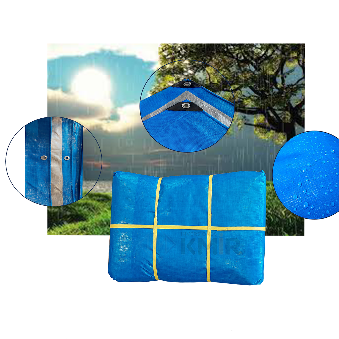 Carpa Impermeable 4x9 220g 4