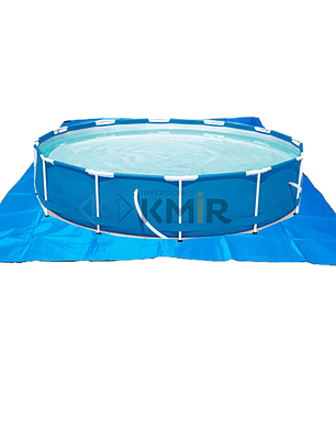 Lona Piso Protector para Piscina Redonda de 4.57