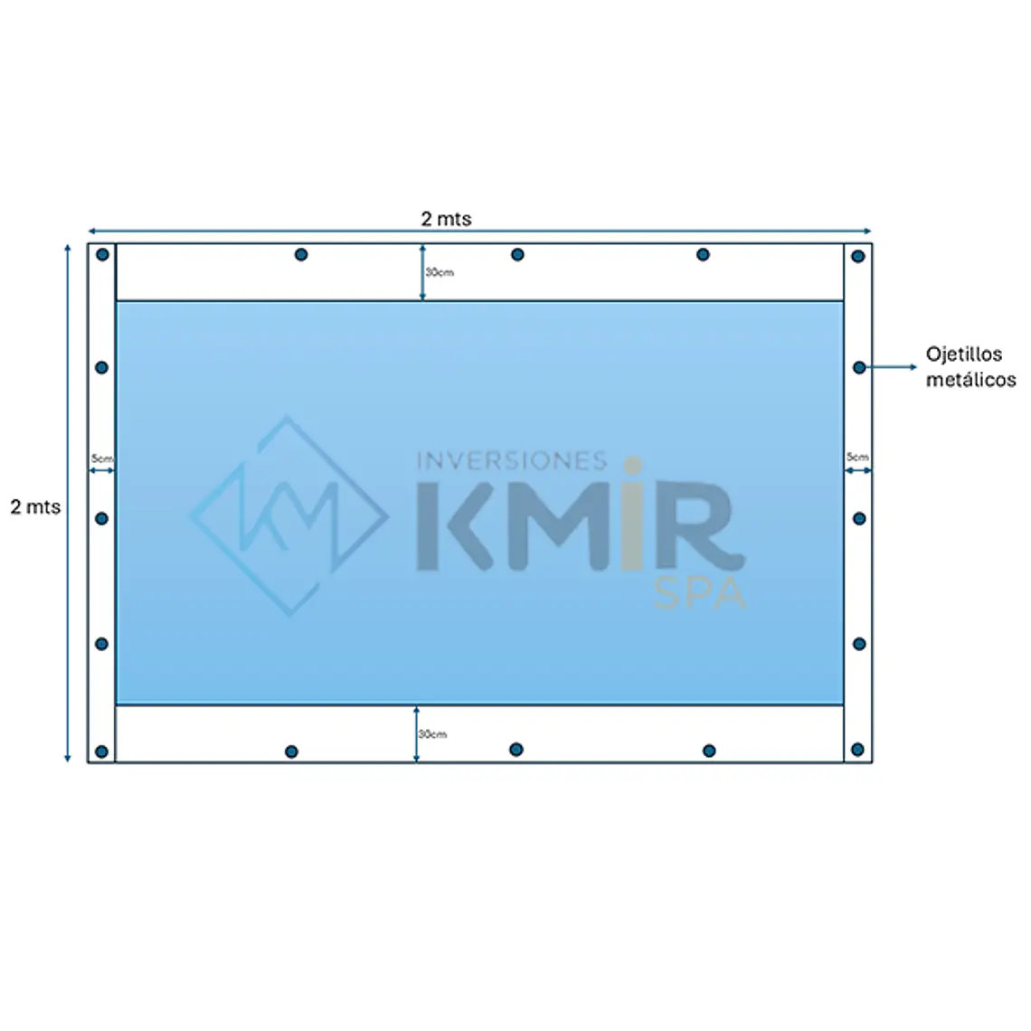 Lona Transparente Multiuso 2x2 (500 micras)  6