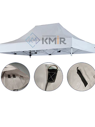 Lona de Repuesto para toldo 3x4.5 PVC Blanco (Premium)