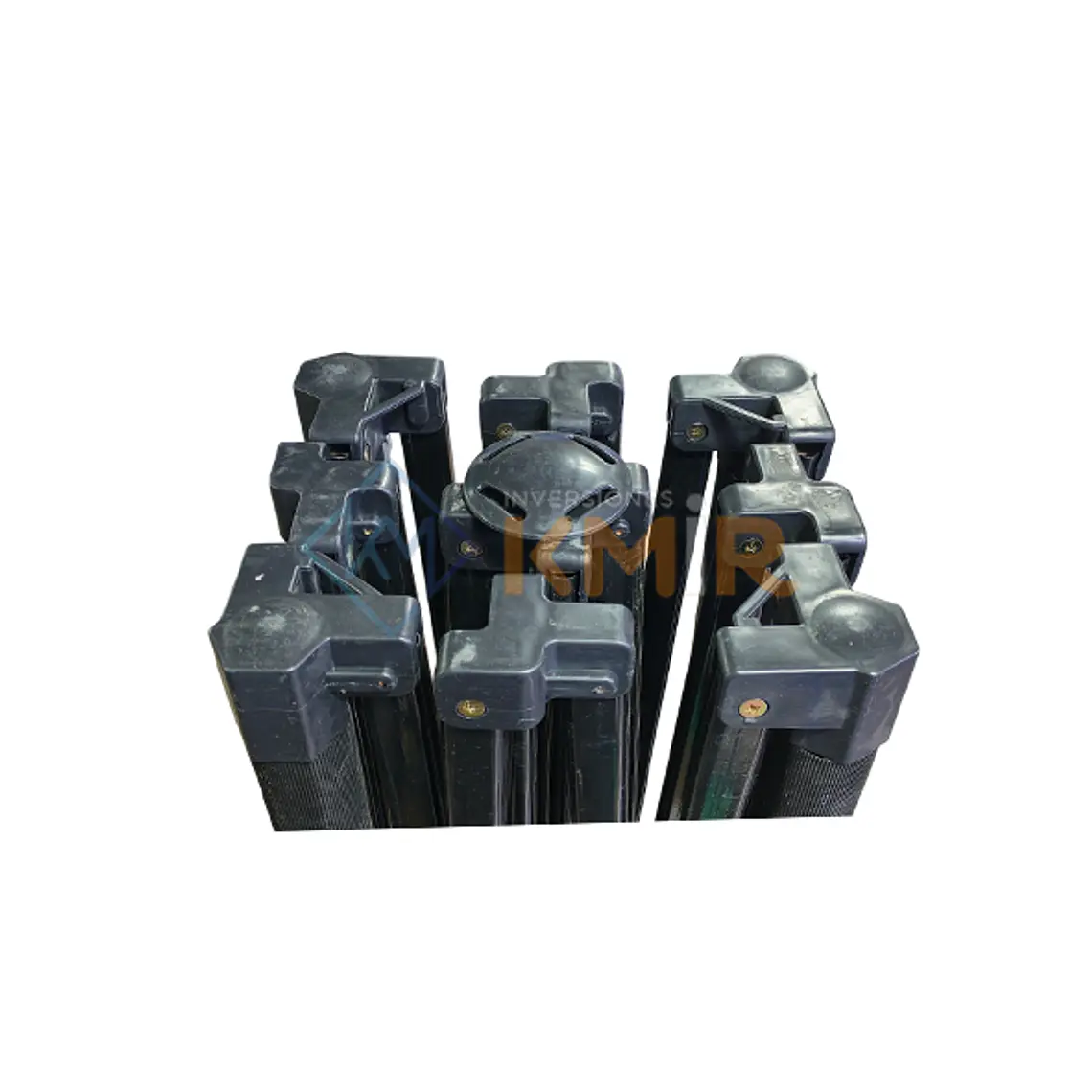 Toldo Plegable Hexagonal 3x3 Azul 2