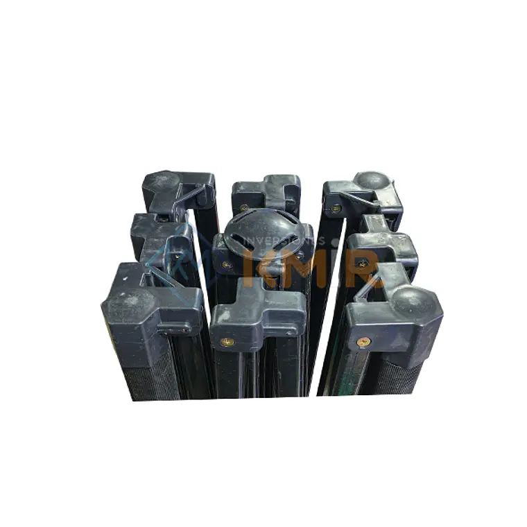 Toldo Plegable Hexagonal 3x3 Azul 2