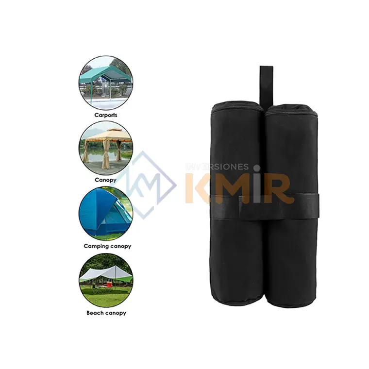 Bolsas de peso DOBLES para Toldos (Pack 4 pcs) 1