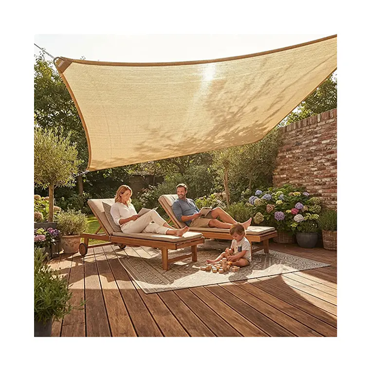 Vela Sombreadora 3x4 HDPE 95% Sombra 7