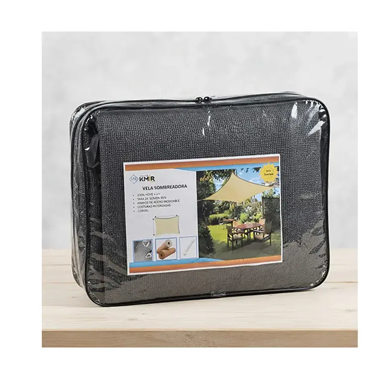 Vela Sombreadora 4x4 HDPE 95% Sombra 4