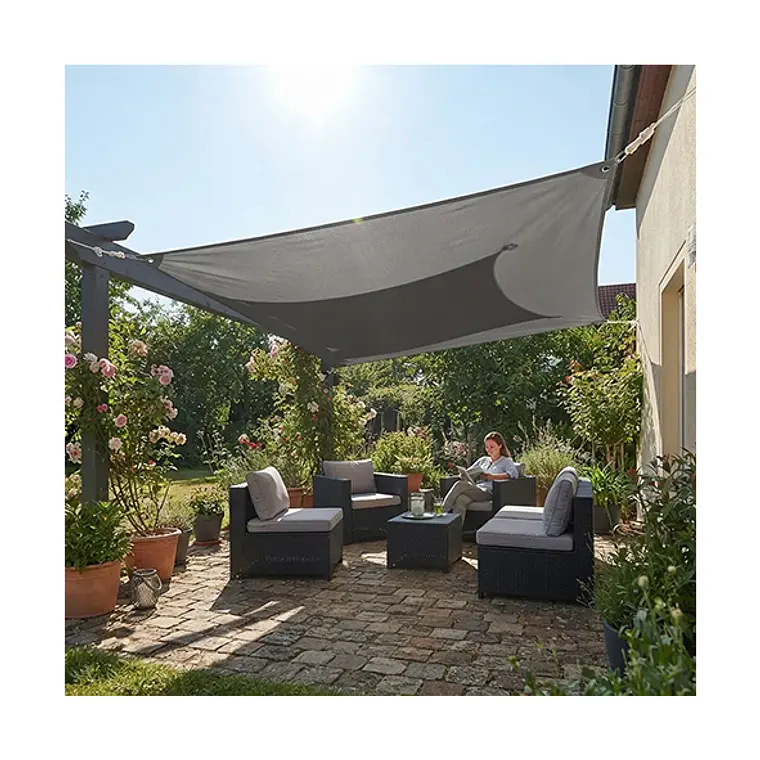 Vela Sombreadora Impermeable 3x6 95% de Sombra 8