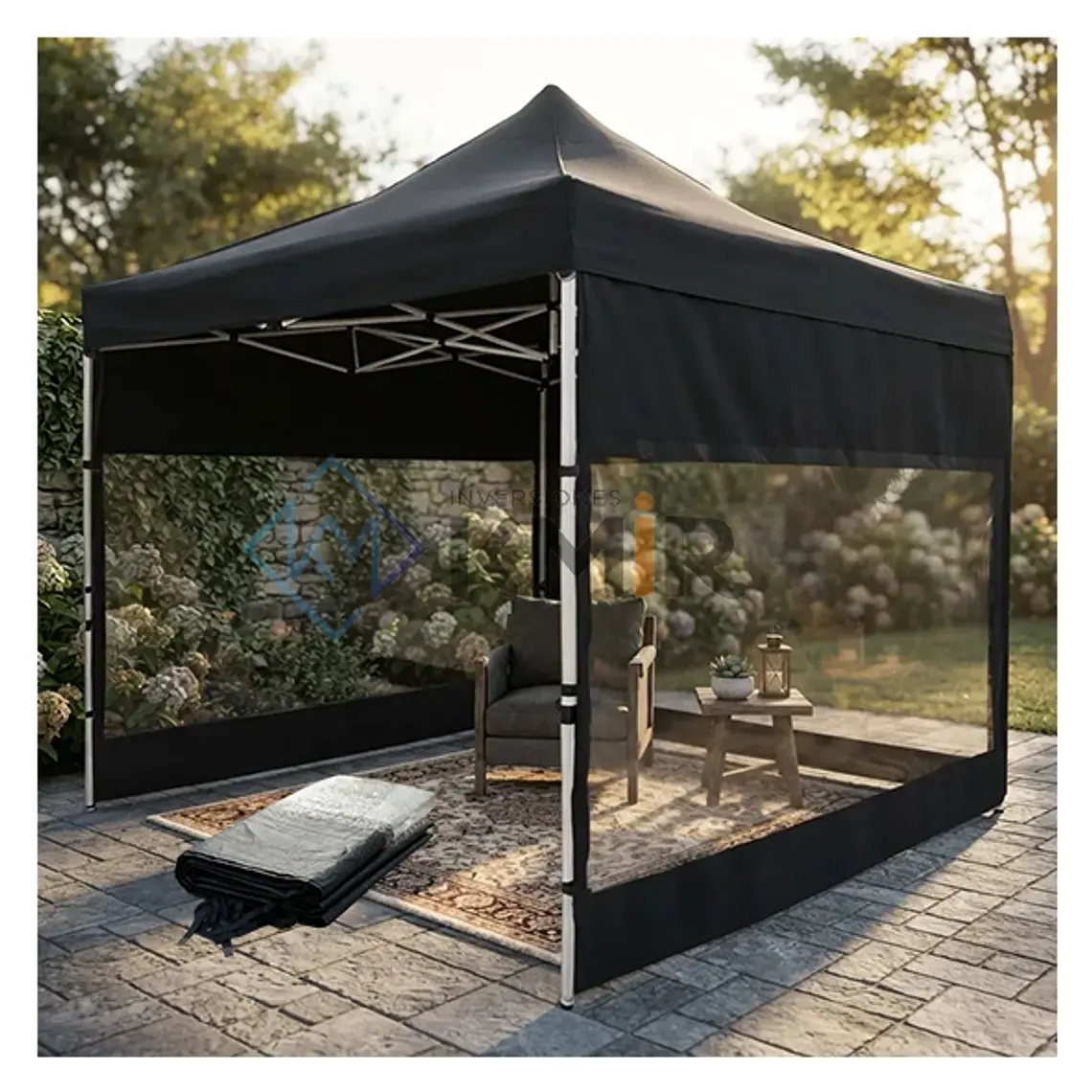 Paredes transparentes para toldo 3x3 Genero (Cubre 3 paredes)  7