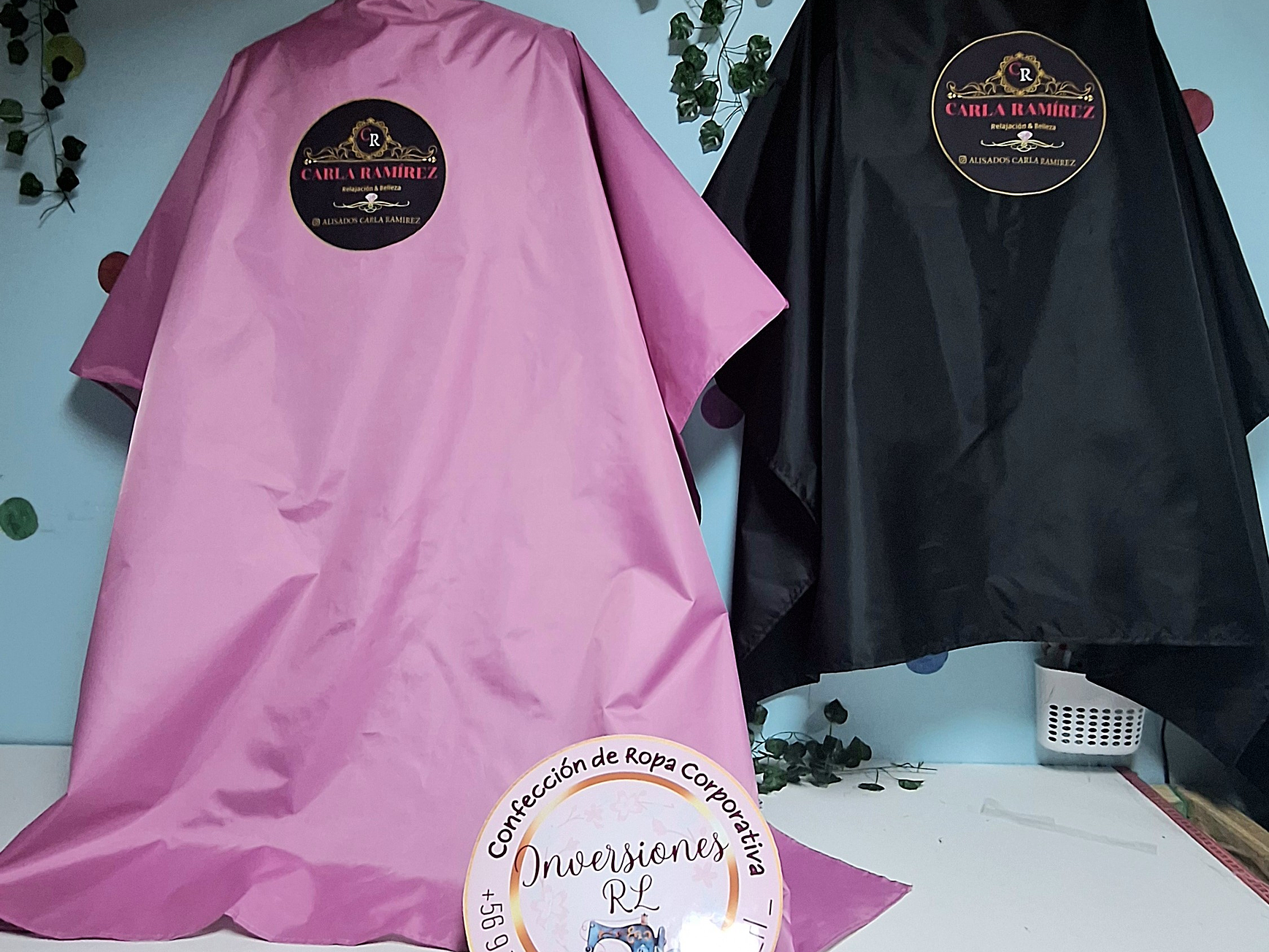 Capas de peluquería antifluidos 10