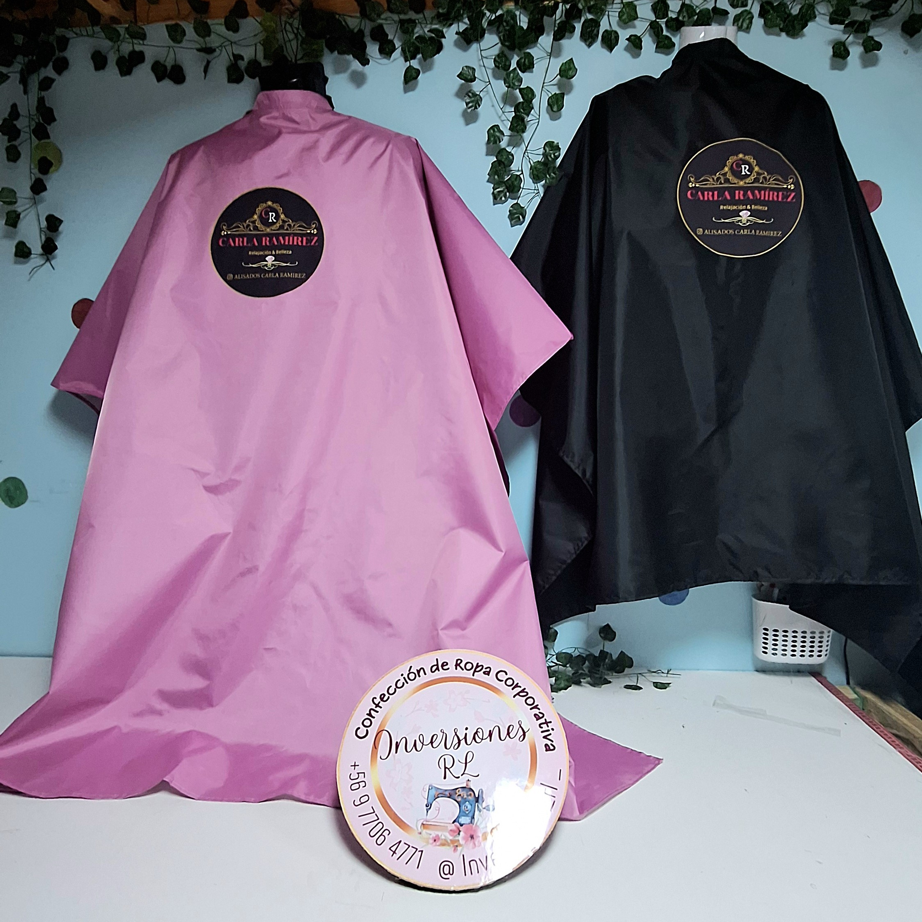 Capas de peluquería antifluidos 10