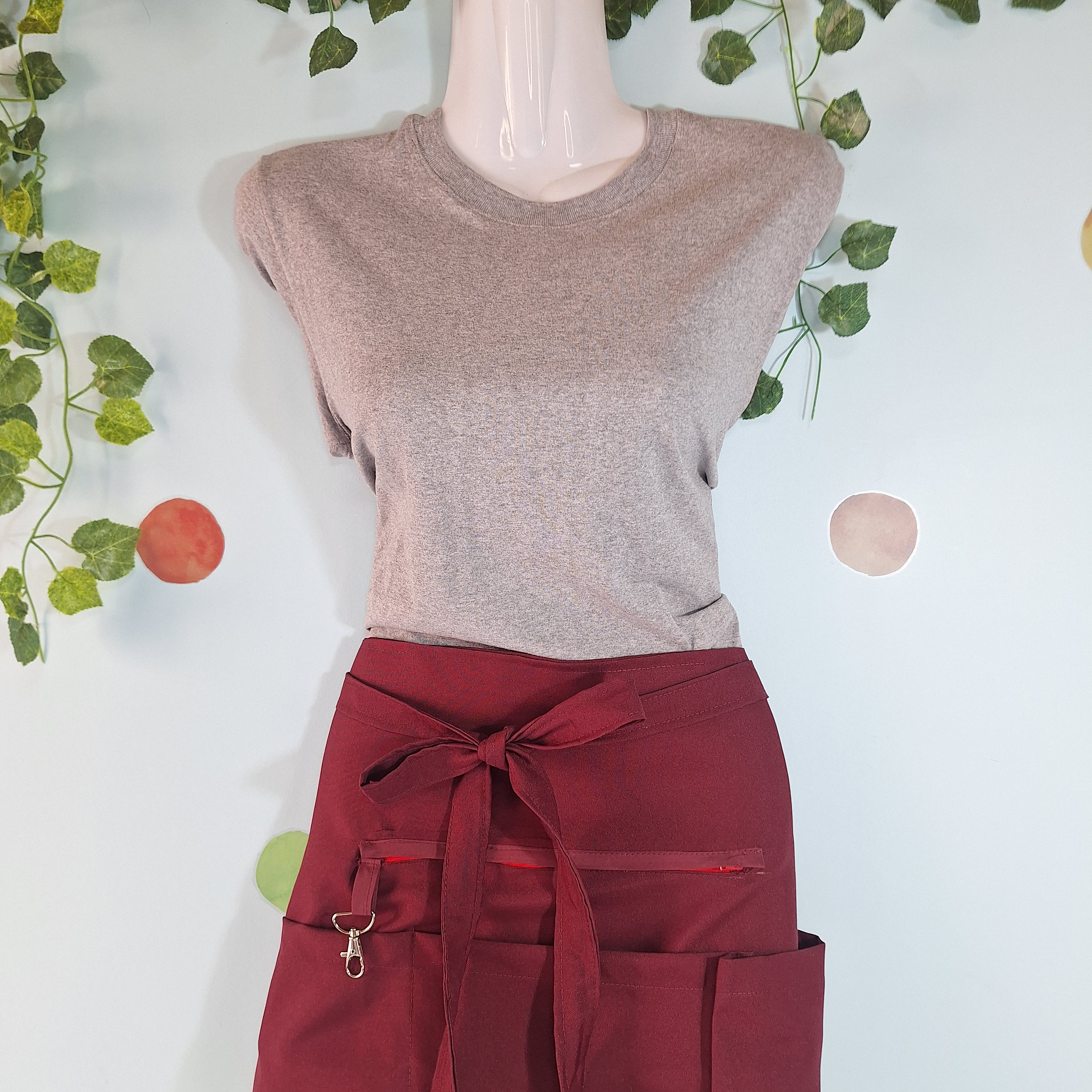 Mandiles Multibolsillos Creativos Rectos 9