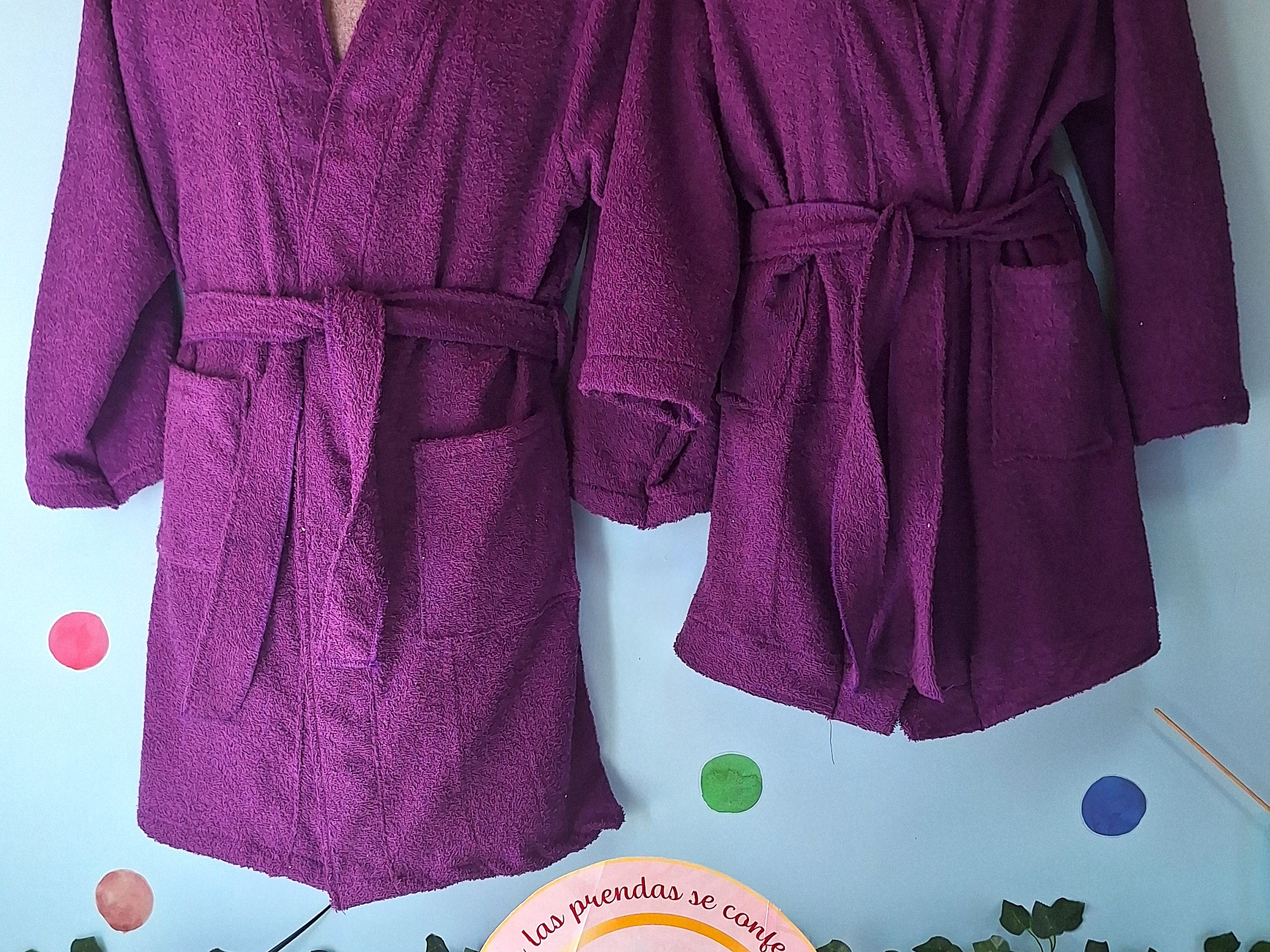 Bata para salida de baño (de toalla absorbente) 17