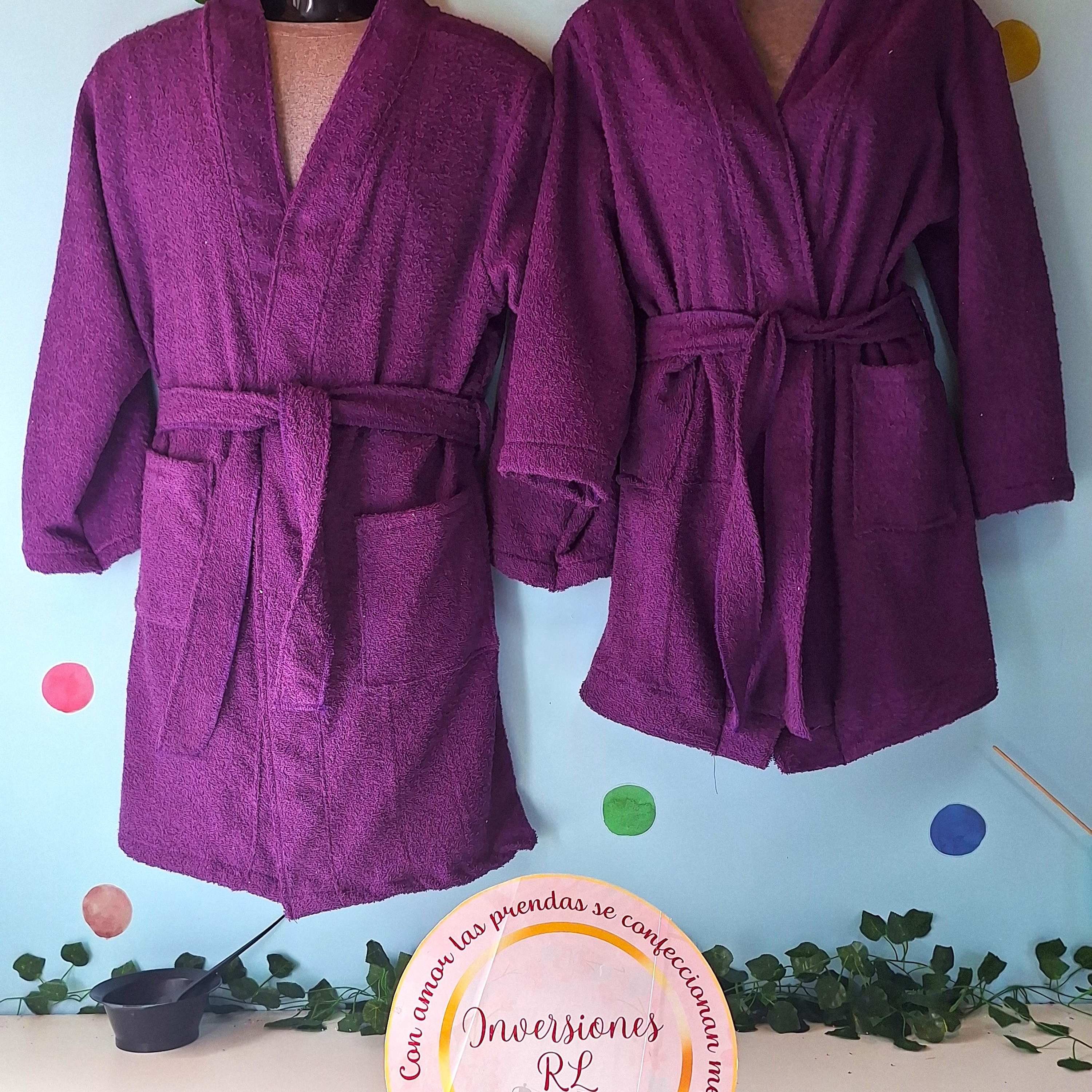 Bata para salida de baño (de toalla absorbente) 17