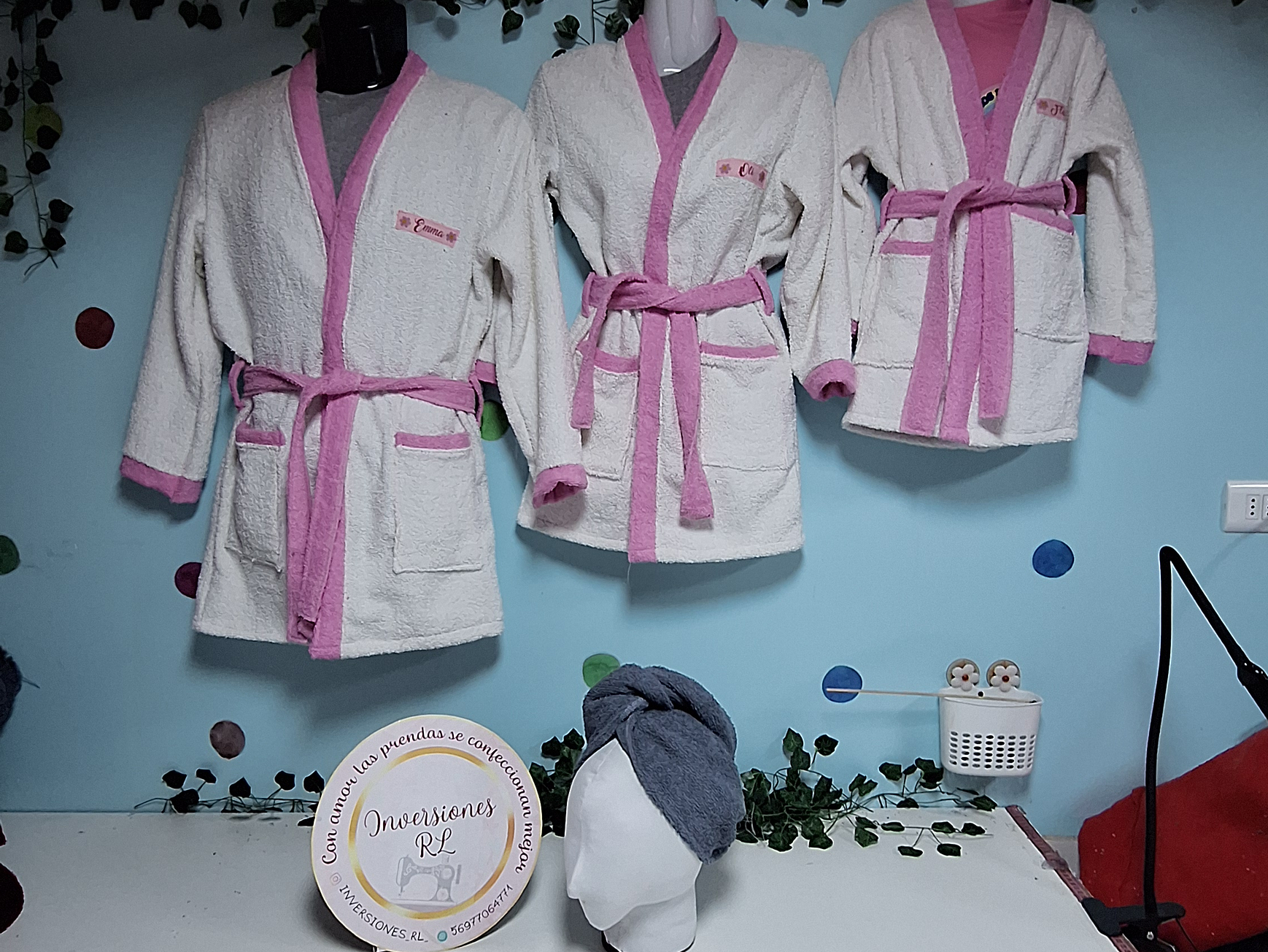 Bata para salida de baño (de toalla absorbente) 19