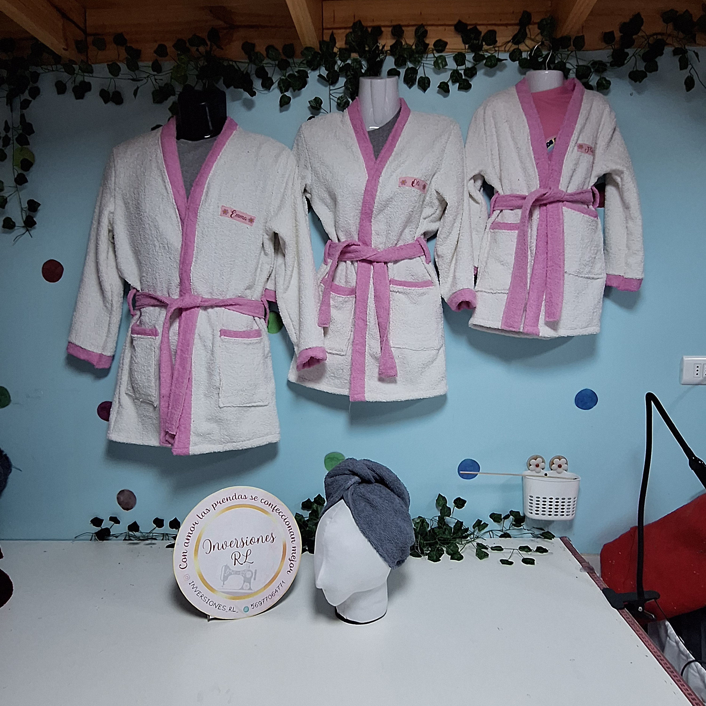 Bata para salida de baño (de toalla absorbente) 19