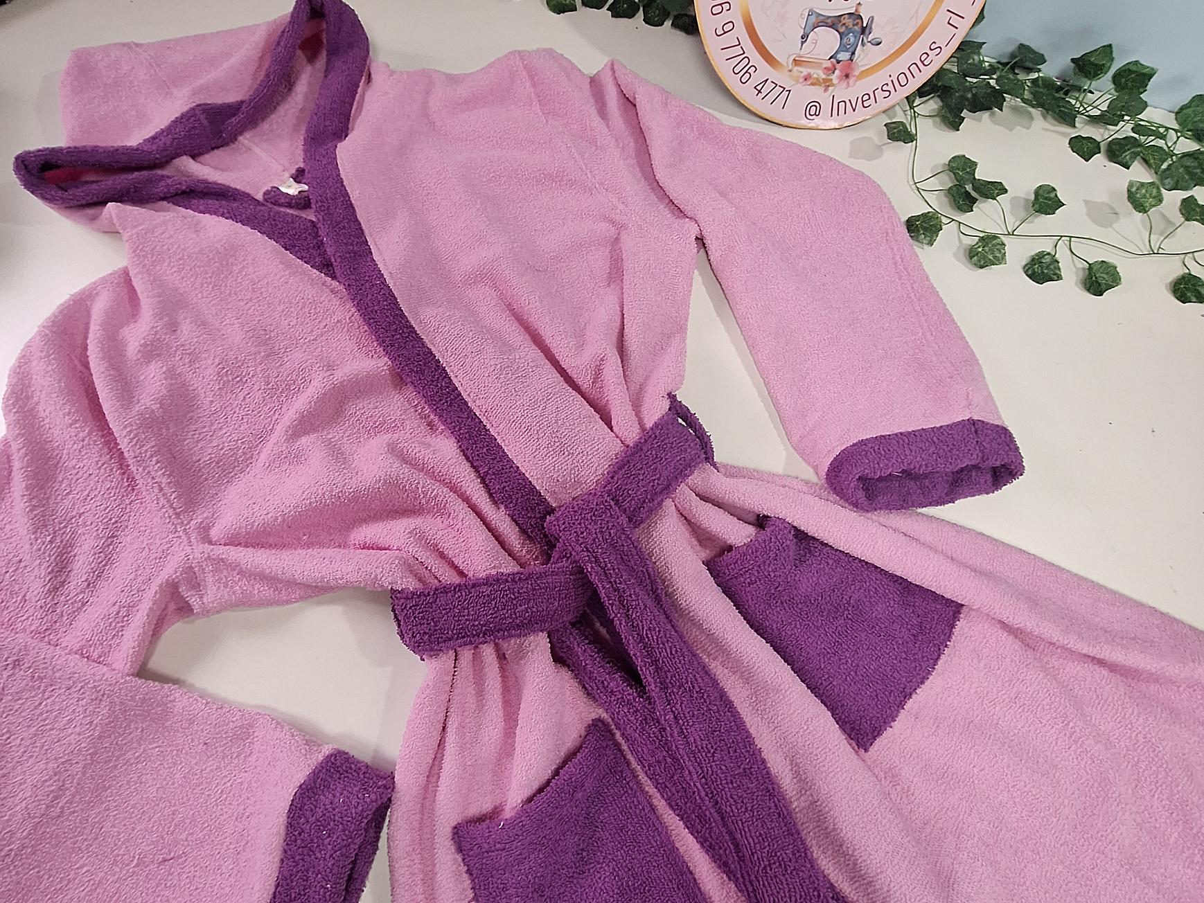 Bata para salida de baño (de toalla absorbente) 20