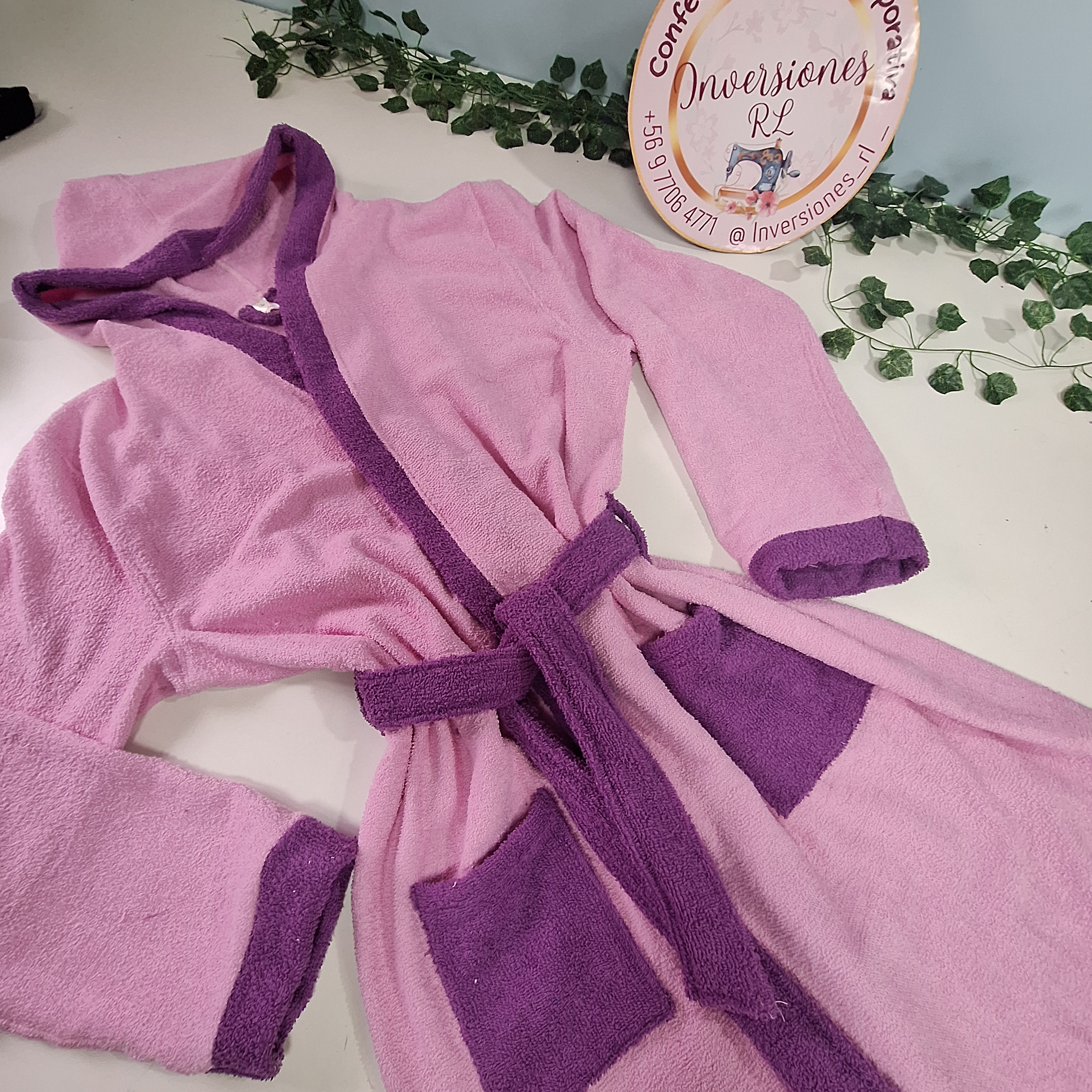 Bata para salida de baño (de toalla absorbente) 20