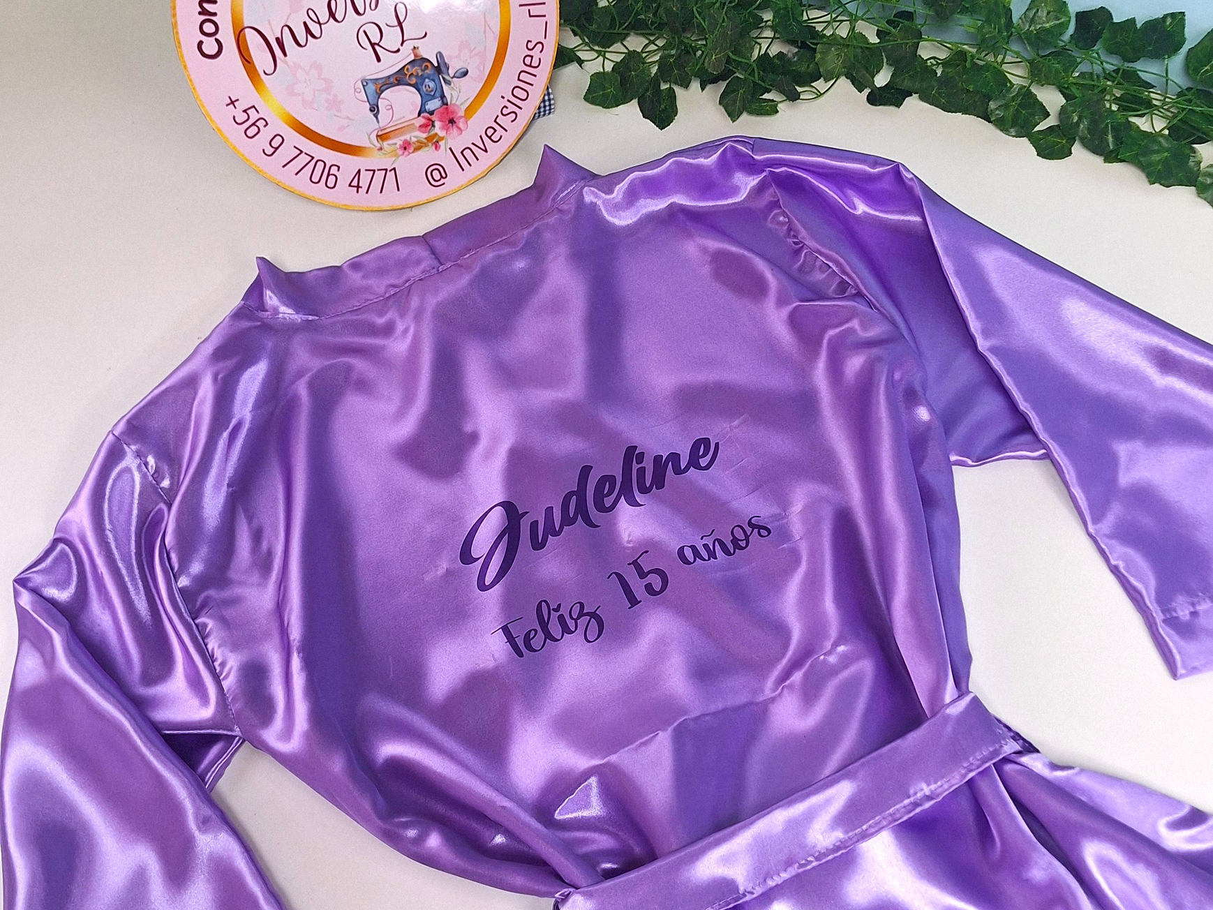 Batas de seda Celebraciones 15