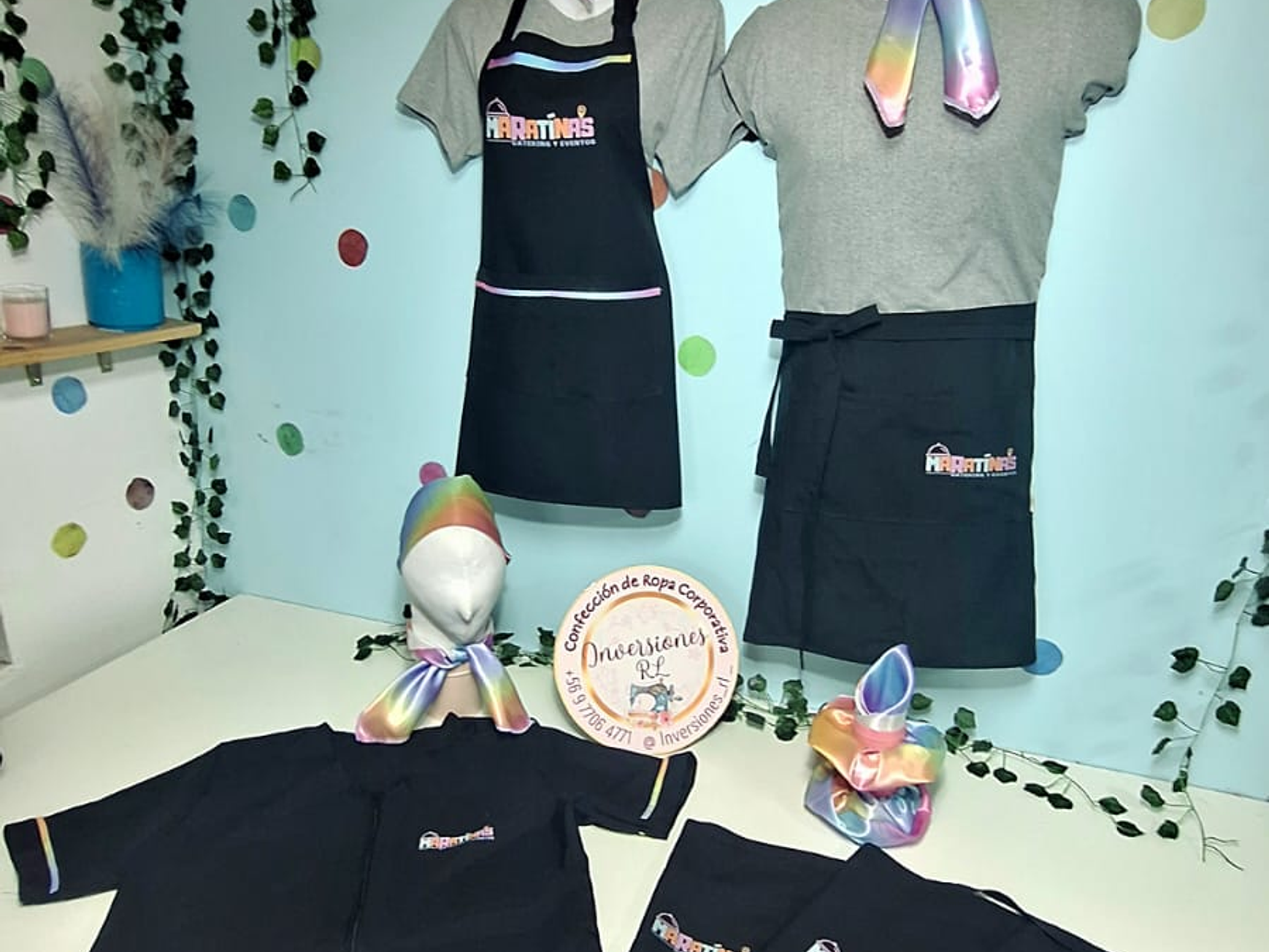 Set de Pechera, Mandil y Polera con cierre 1