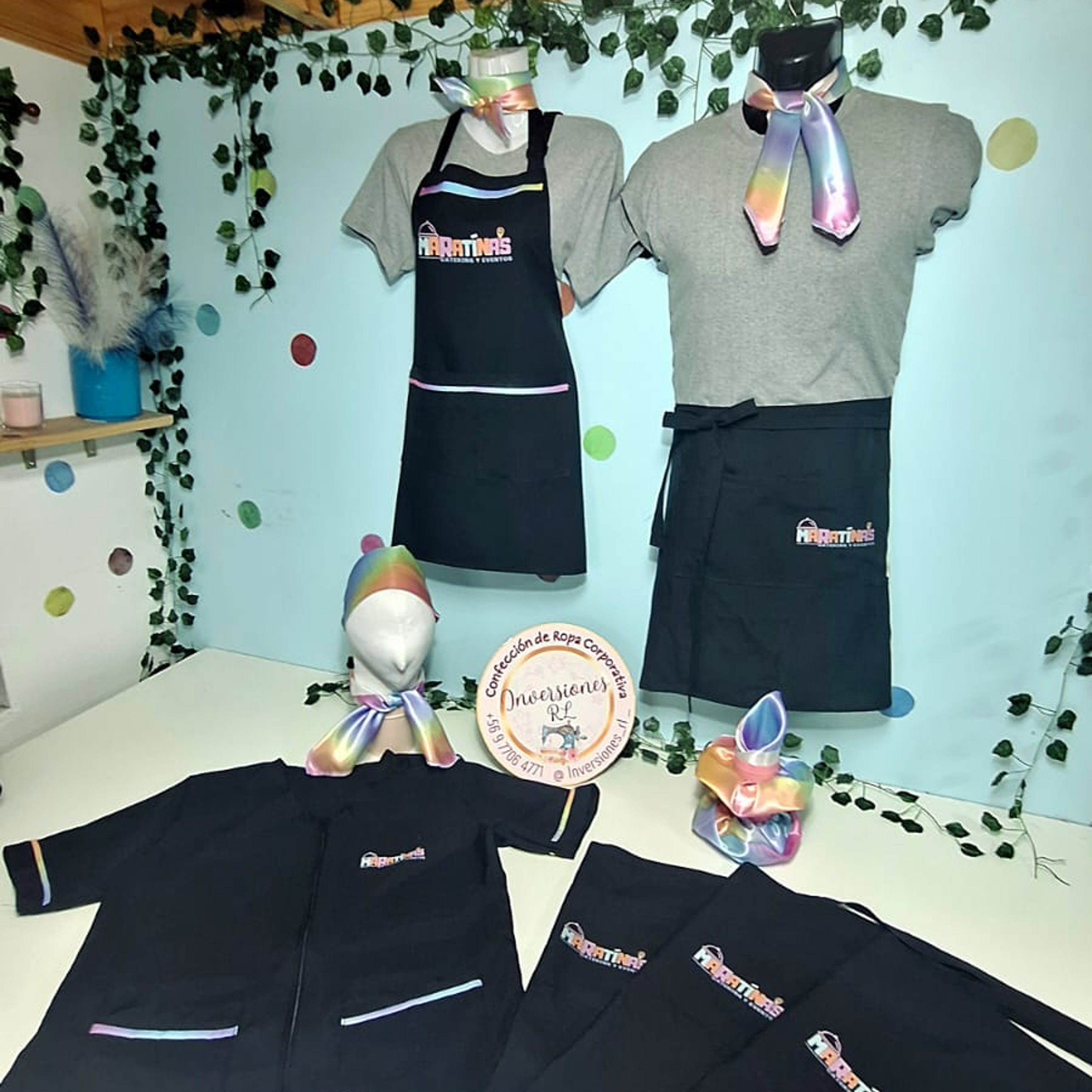 Set de Pechera, Mandil y Polera con cierre 1