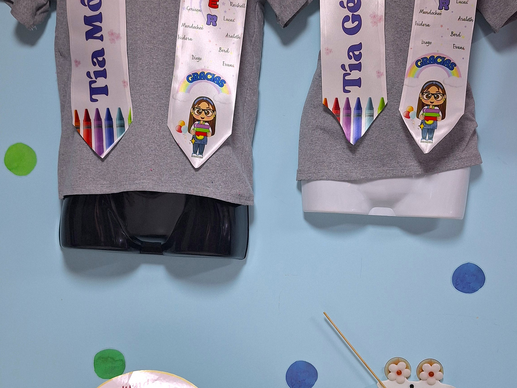 Estolas de graduación jardín Infantil y 1eros básicos 4