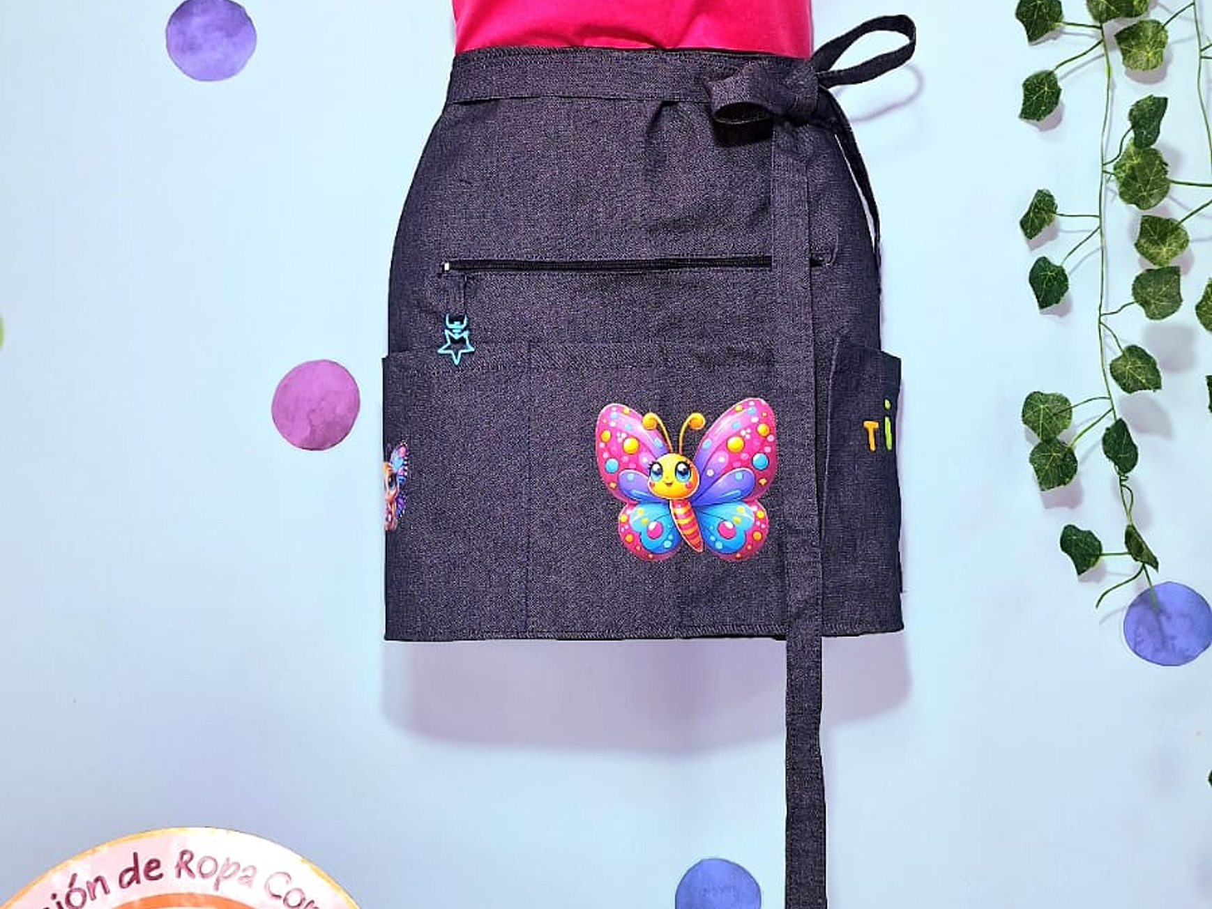 Mandiles Multibolsillos Creativos Rectos 6