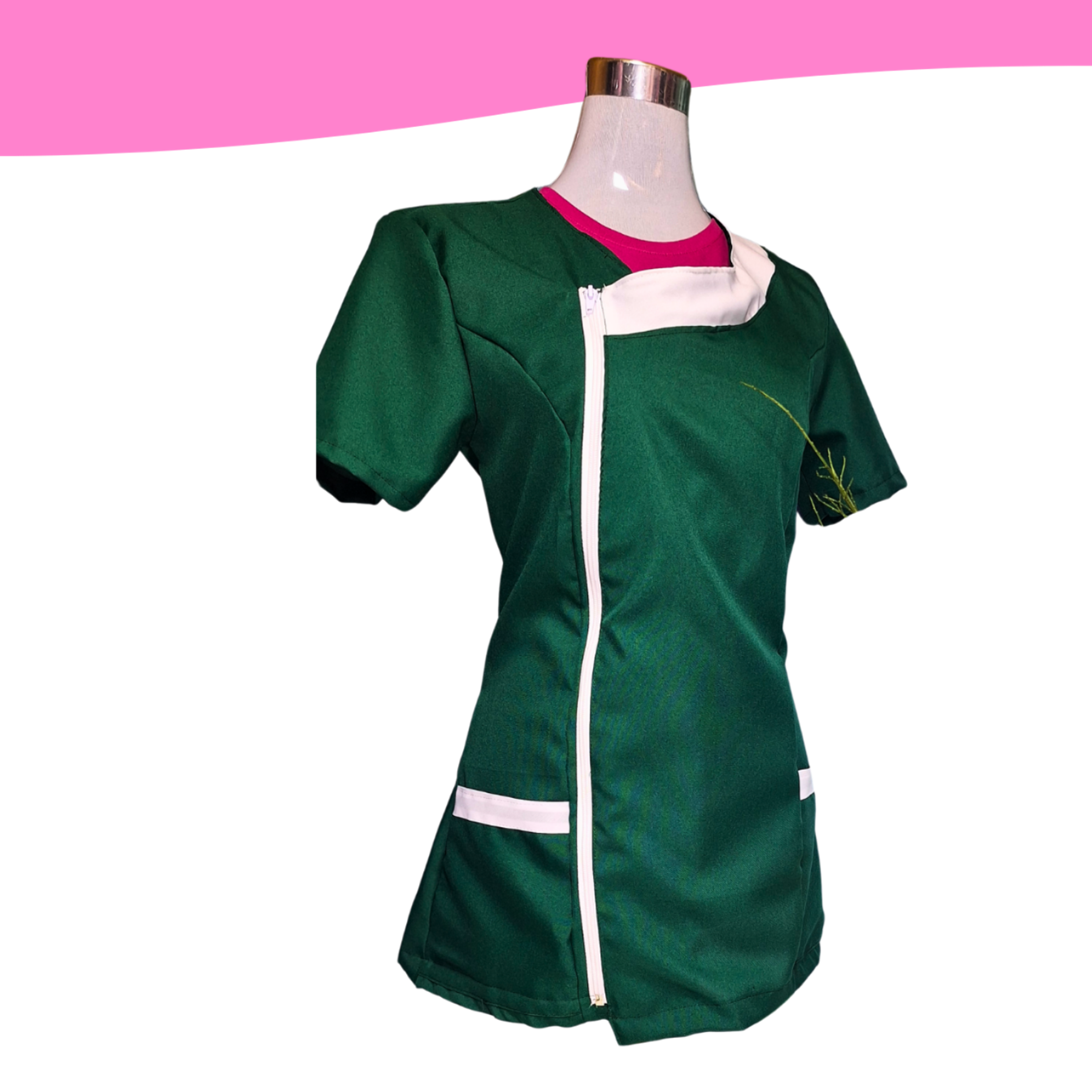 Delantal de educadora manga corta 1