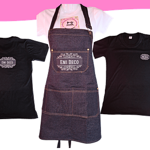 Set de Pechera y polera de emprendedores