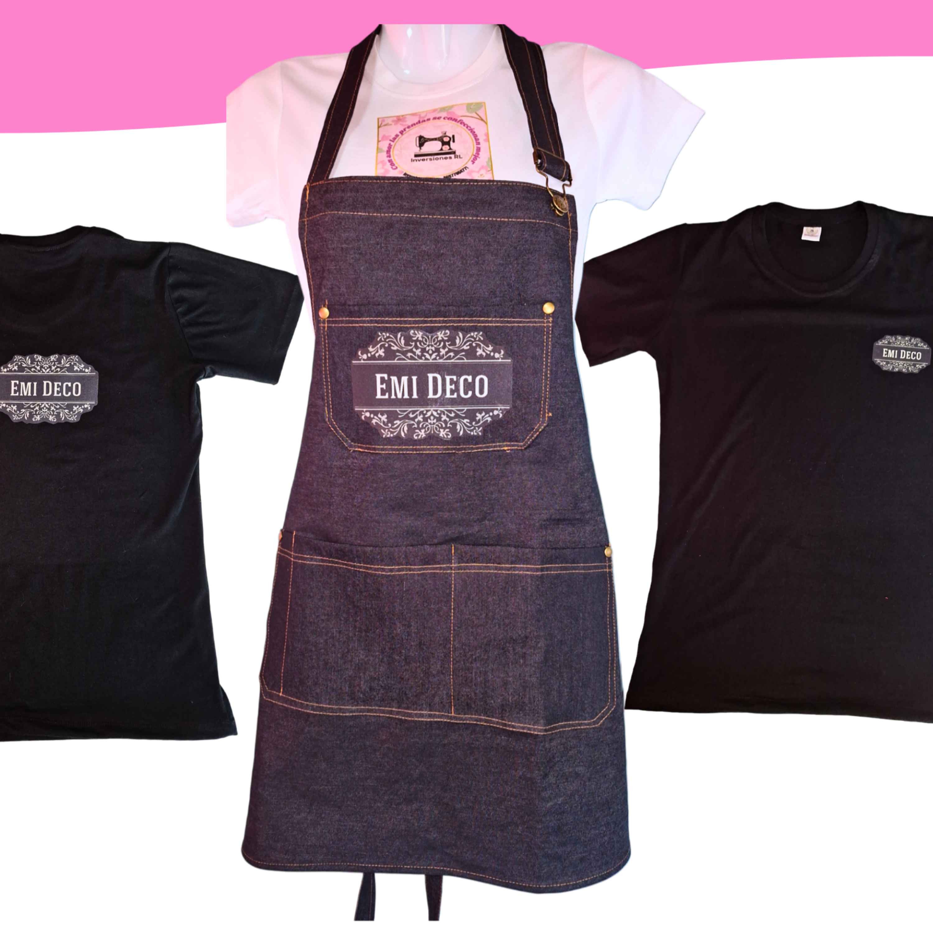 Set de Pechera y polera de emprendedores 1