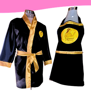 Set emprende: Bata + pechera de estilista