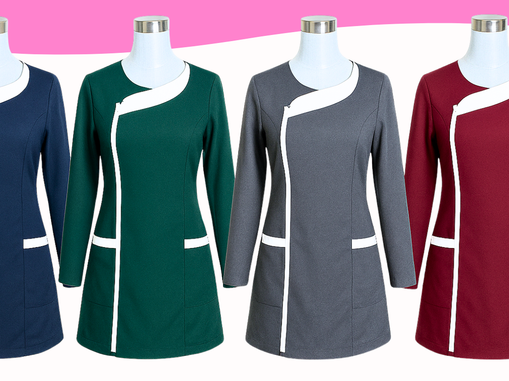 Delantal de educadora manga larga 1