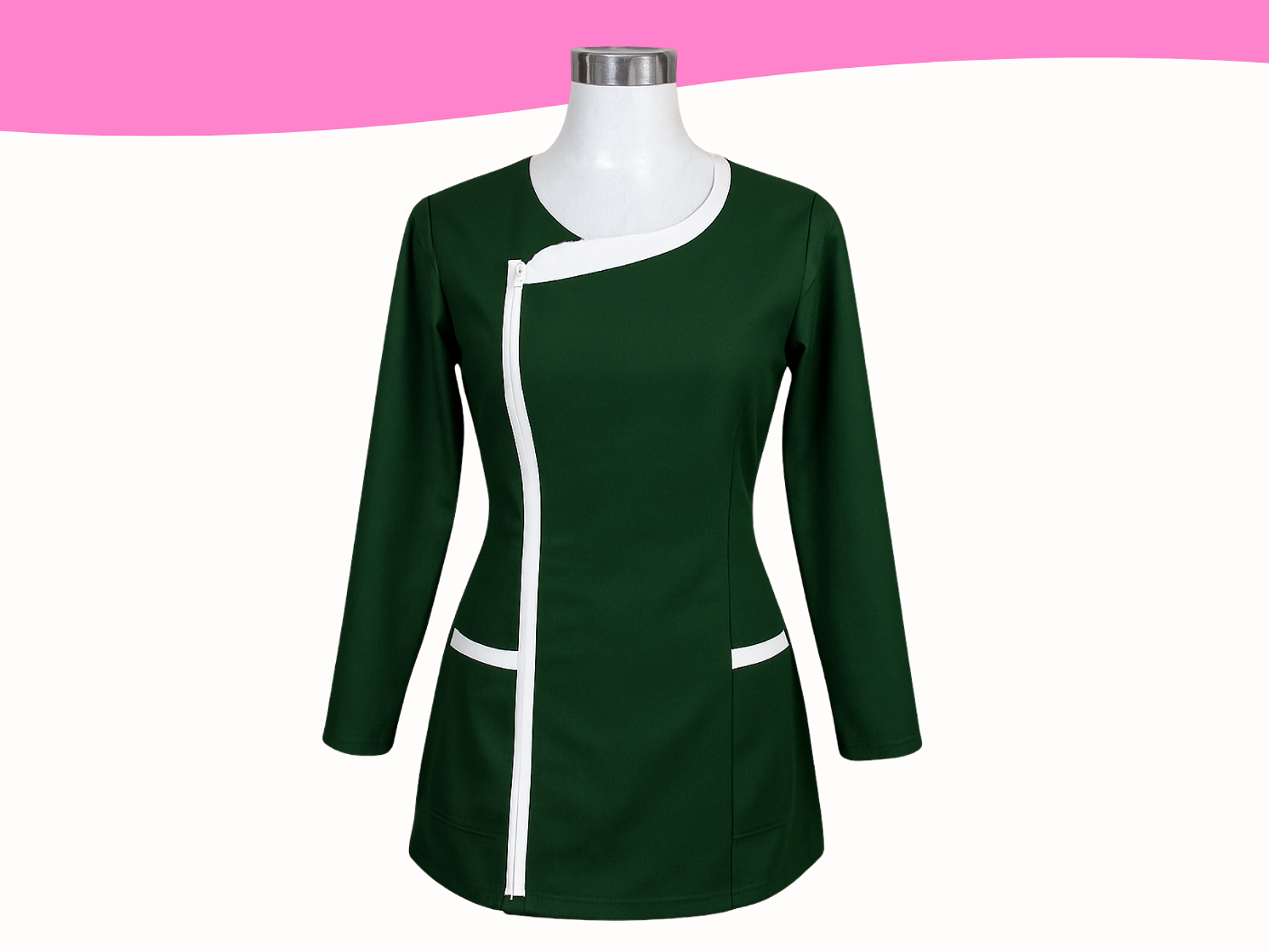 Delantal de educadora manga larga 3