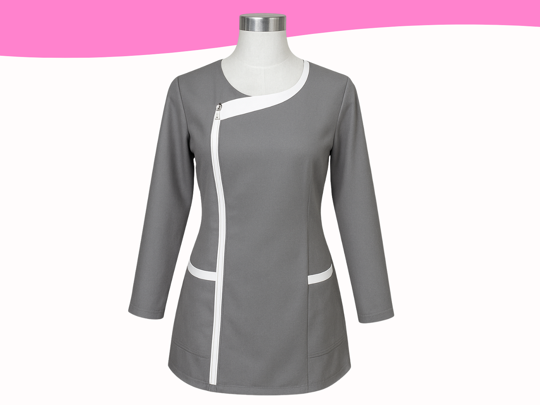 Delantal de educadora manga larga 4