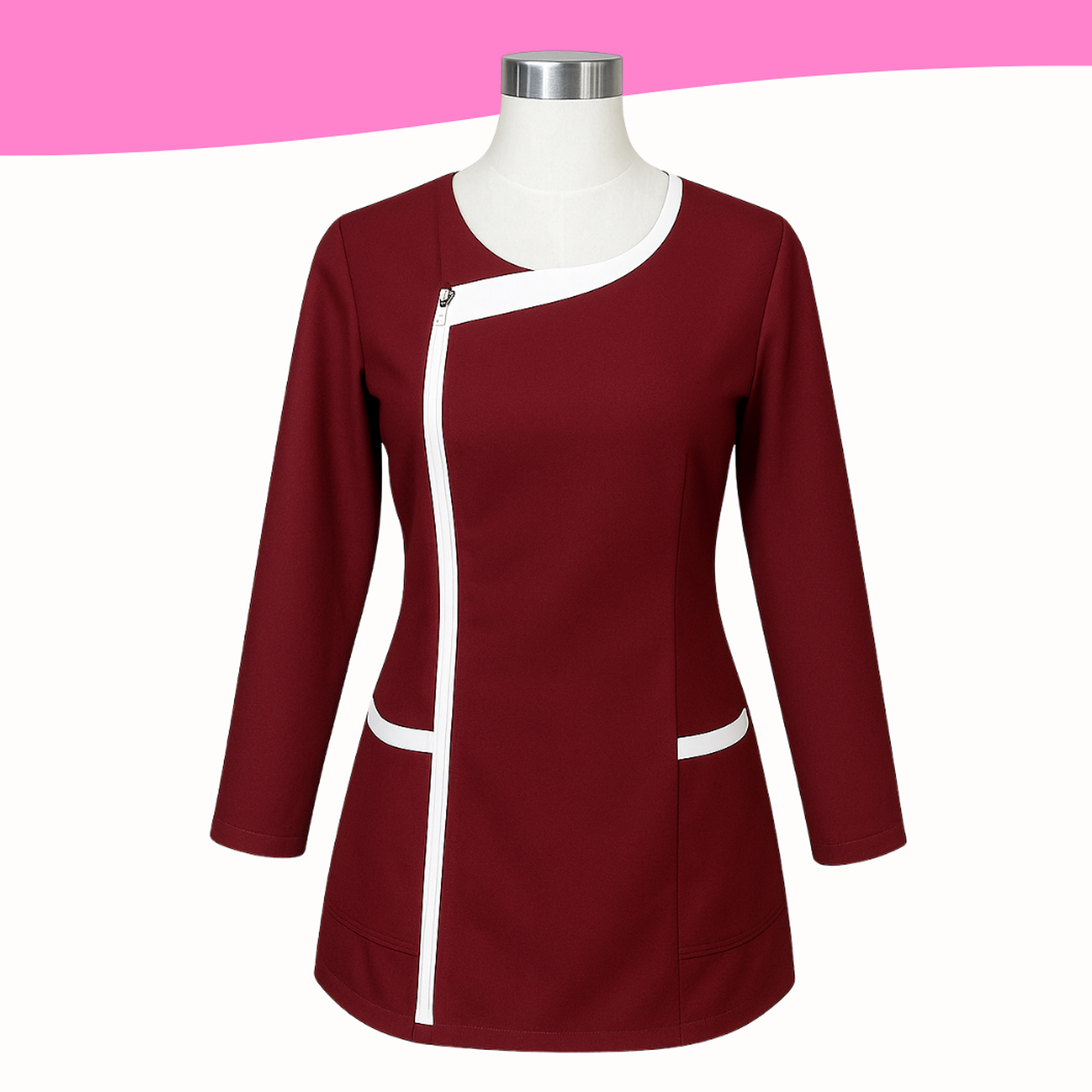 Delantal de educadora manga larga 5