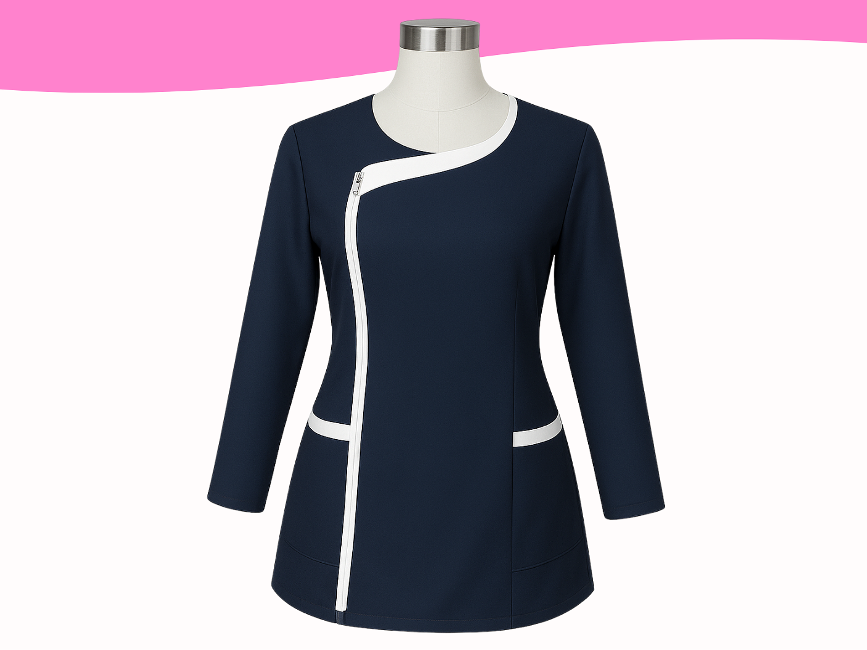 Delantal de educadora manga larga 6