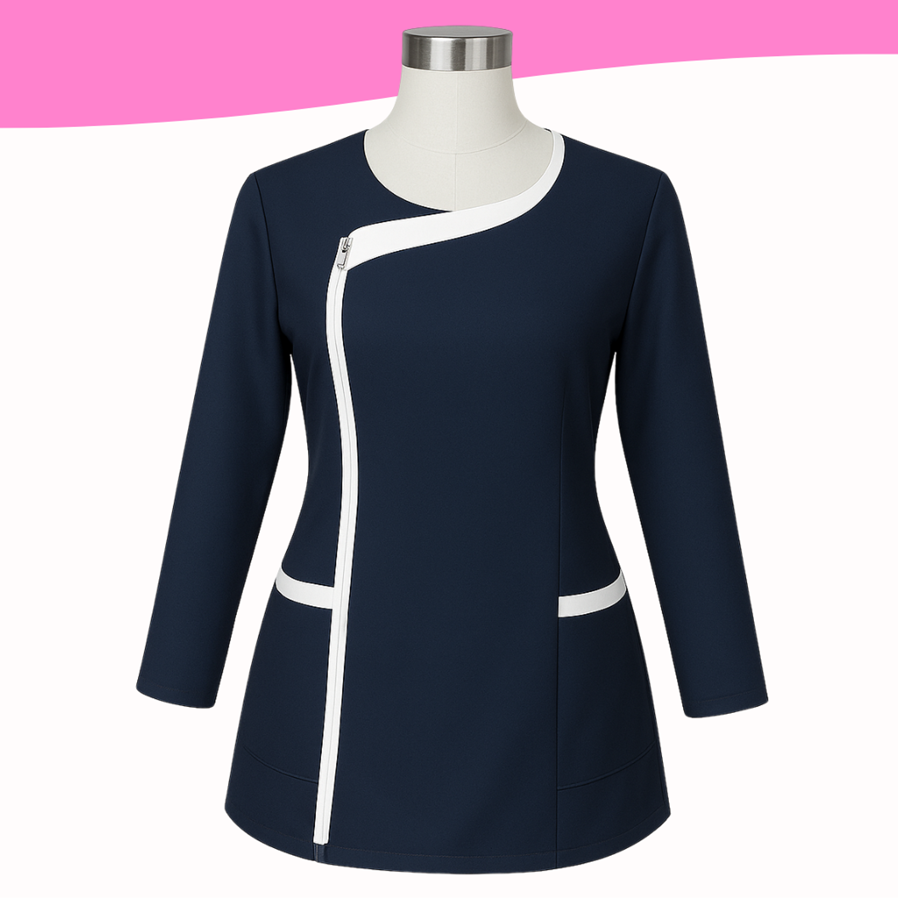 Delantal de educadora manga larga 6