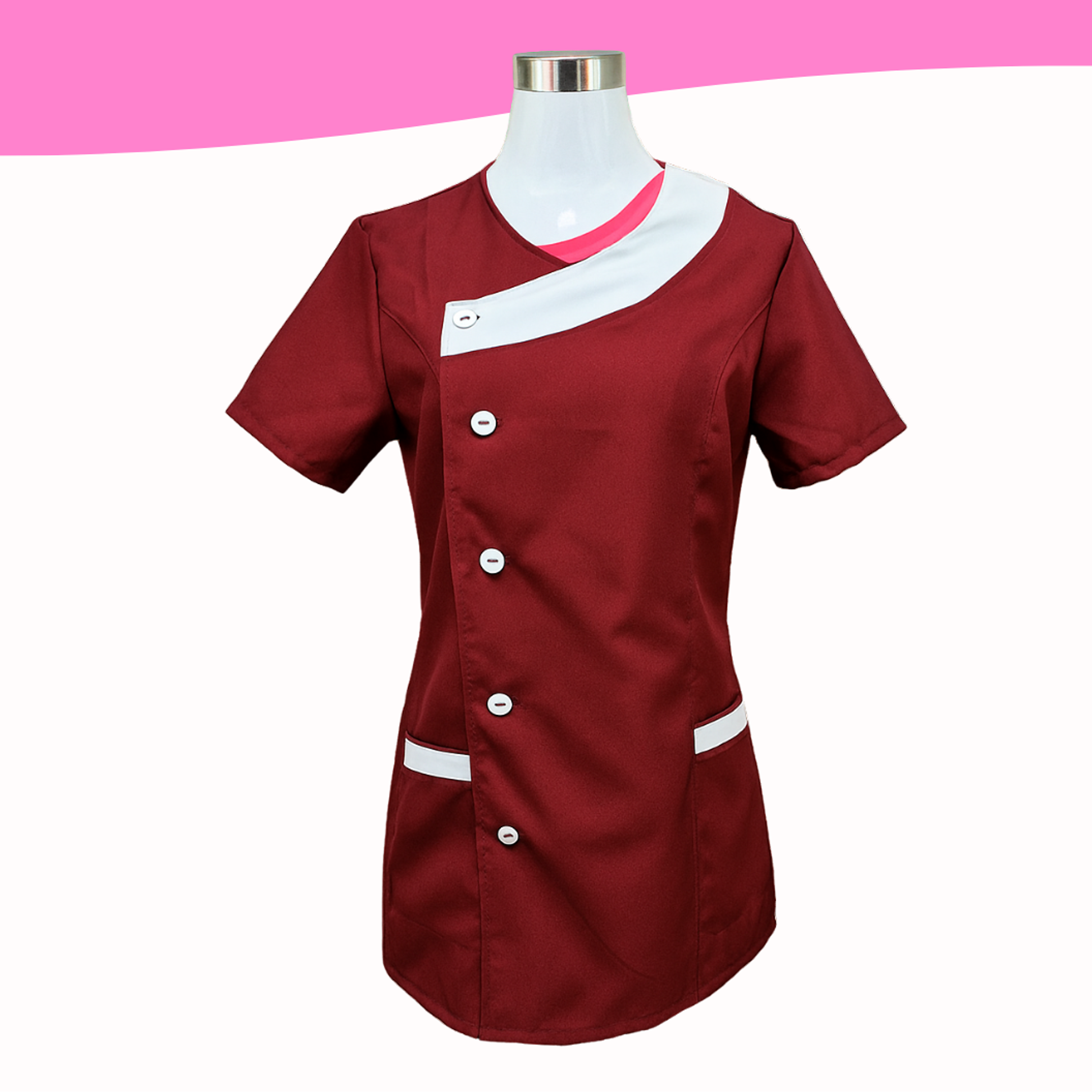 Delantal de educadora manga corta 4