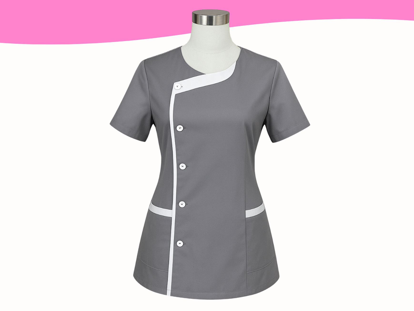 Delantal de educadora manga corta 5